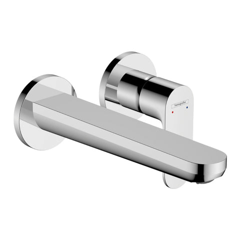 Hansgrohe Rebris S Single Lever Basin Mixer For Concealed Installation Wall-Mounted w/ Spout Chrome 72528000