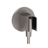 Hansgrohe Fixfit S Wall Outlet w/ Shower Holder Brushed Black Chrome 26888340