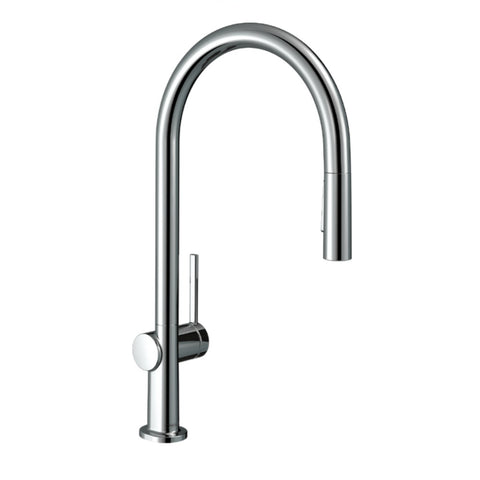 Hansgrohe Talis M54 Single Lever Kitchen Mixer 210 Pull-Out Spray Chrome 72800003