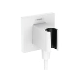 Hansgrohe Fixfit E Wall Outlet w/ Shower Holder Matte White 26889700