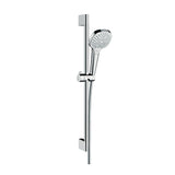 Hansgrohe Croma Select E Shower Set Multi Ecosmart w/ Shower Bar 650mm White/Chrome 26581403