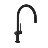 Hansgrohe Talis M54 Single Lever Kitchen Mixer 220 Matte Black 72804673