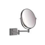 Hansgrohe Addstoris Shaving Mirror Brushed Black Chrome 41791340