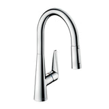 Hansgrohe Talis M51 Single Lever Kitchen Mixer 200 Pull-Out Spray Chrome 72813003