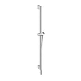 Hansgrohe Unica Shower Bar Pulsify S 900mm w/ Push Slider & Isiflex Shower Hose Chrome 24401000