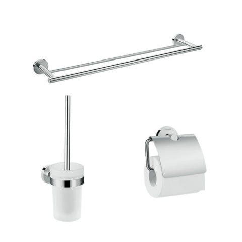 Hansgrohe Logis Universal Bath-Accessory Set 3 In 1 Chrome 41727000