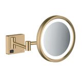 Hansgrohe Addstoris Shaving Mirror w/ Led Light Brushed Bronze 41790140