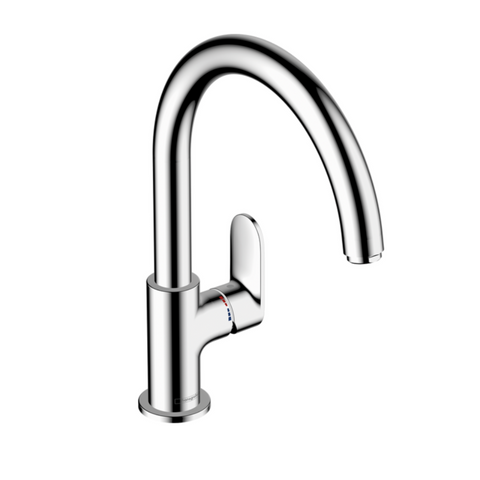 Hansgrohe Vernis Blend Single Lever Kitchen Mixer 210 w/ Swivel Spout Chrome 71870003