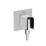 Hansgrohe Fixfit E Wall Outlet w/ Shower Holder Chrome 26889000