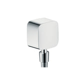 Hansgrohe Fixfit Wall Outlet w/ Non-Return Valve & Pivot Joint Chrome 27414003