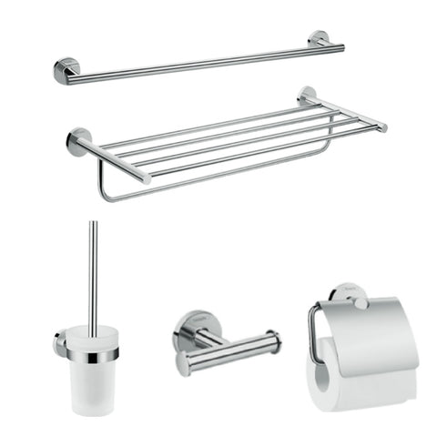 Hansgrohe Logis Universal Bath-Accessory Set 5 In 1 Chrome 41728000