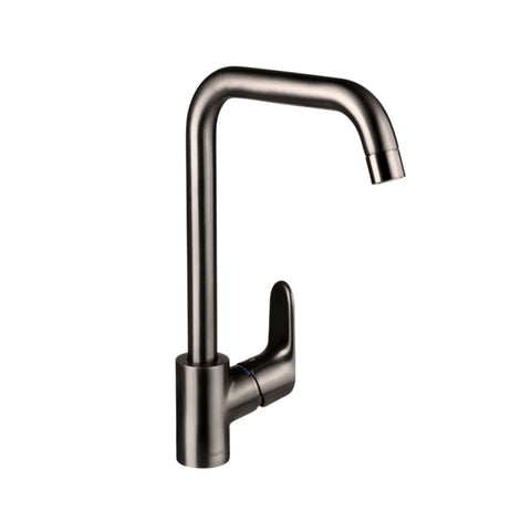 Hansgrohe Decor Single Lever Kitchen Mixer 260mm Brushed Black Chrome 31820343