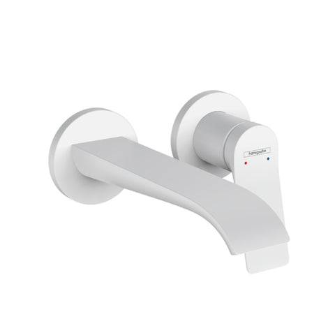 Hansgrohe Vivenis Single Lever Basin Mixer For Concealed Installation Wall-Mounted w/ Spout 192 cm Matte White 75050700