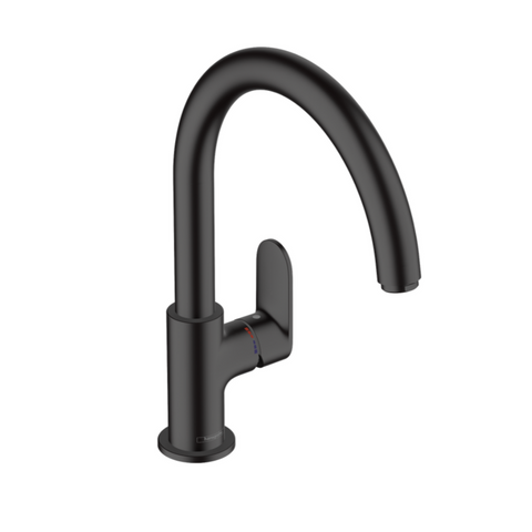 Hansgrohe Vernis Blend Single Lever Kitchen Mixer 210 w/ Swivel Spout Matte Black 71870673