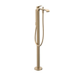 Hansgrohe Vivenis Single Lever Bath Mixer Floor-Standing 2 Ticks Brushed Bronze 75445149