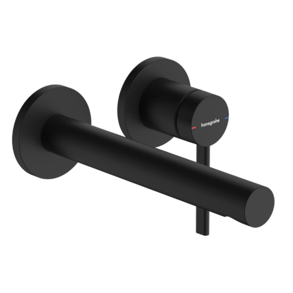 Hansgrohe Zesis S Single Lever Basin Mixer For Concealed Installation Wall-Mounted w/ Spout 19.4 cm Lead Free Matte Black 74750673