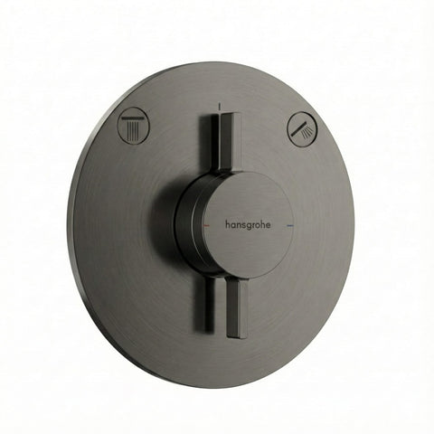 Hansgrohe Duoturn S Mixer For Concealed Installation 2 Functions Brushed Black Chrome 75418343