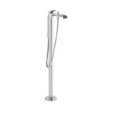 Hansgrohe Vivenis Single Lever Bath Mixer Floor-Standing 2 Ticks Brushed Nickel 75445829