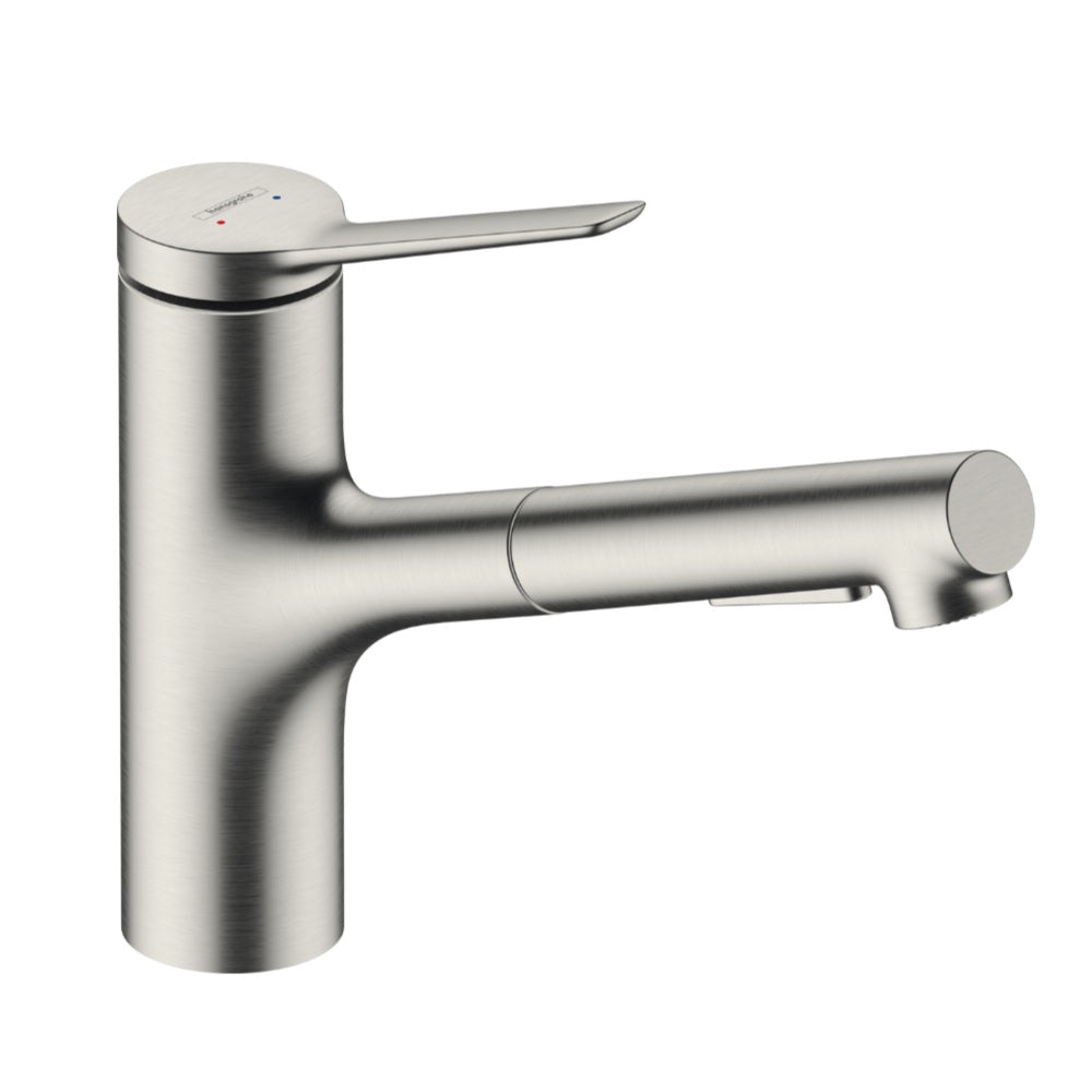 Hansgrohe Zesis M33 Pull-Out Mixer 150 2J Stainelss Steel 74800803