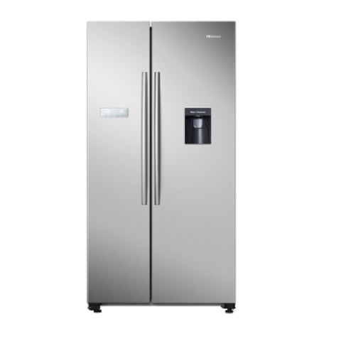Hisense Refrigerator Side by Side 588L with Water Dispenser Stainless Steel HRSBS578SW