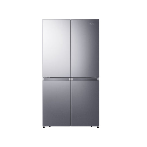 Hisense Refrigerator Quad Door French Door 609L with Water Dispenser Stainless Steel HRCD609S