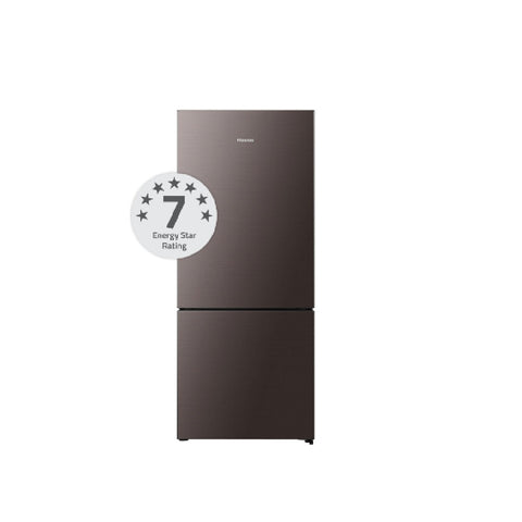 Hisense Refrigerator Bottom Mount 417L Pureflat Taupe Steel HRBM418D