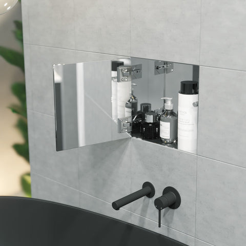 Fienza InvisiCab Concealed Bathroom Cabinet 300x300mm IN3030