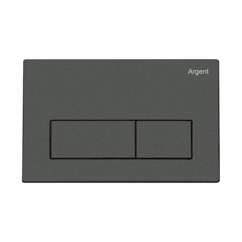 Argent Kubic Rectangular Flush Plate Gunmetal IN38785GM