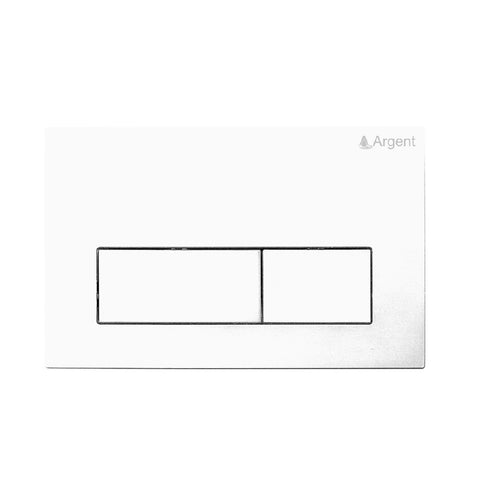 Argent Kubic Flush Plate Matte White IN38785MW