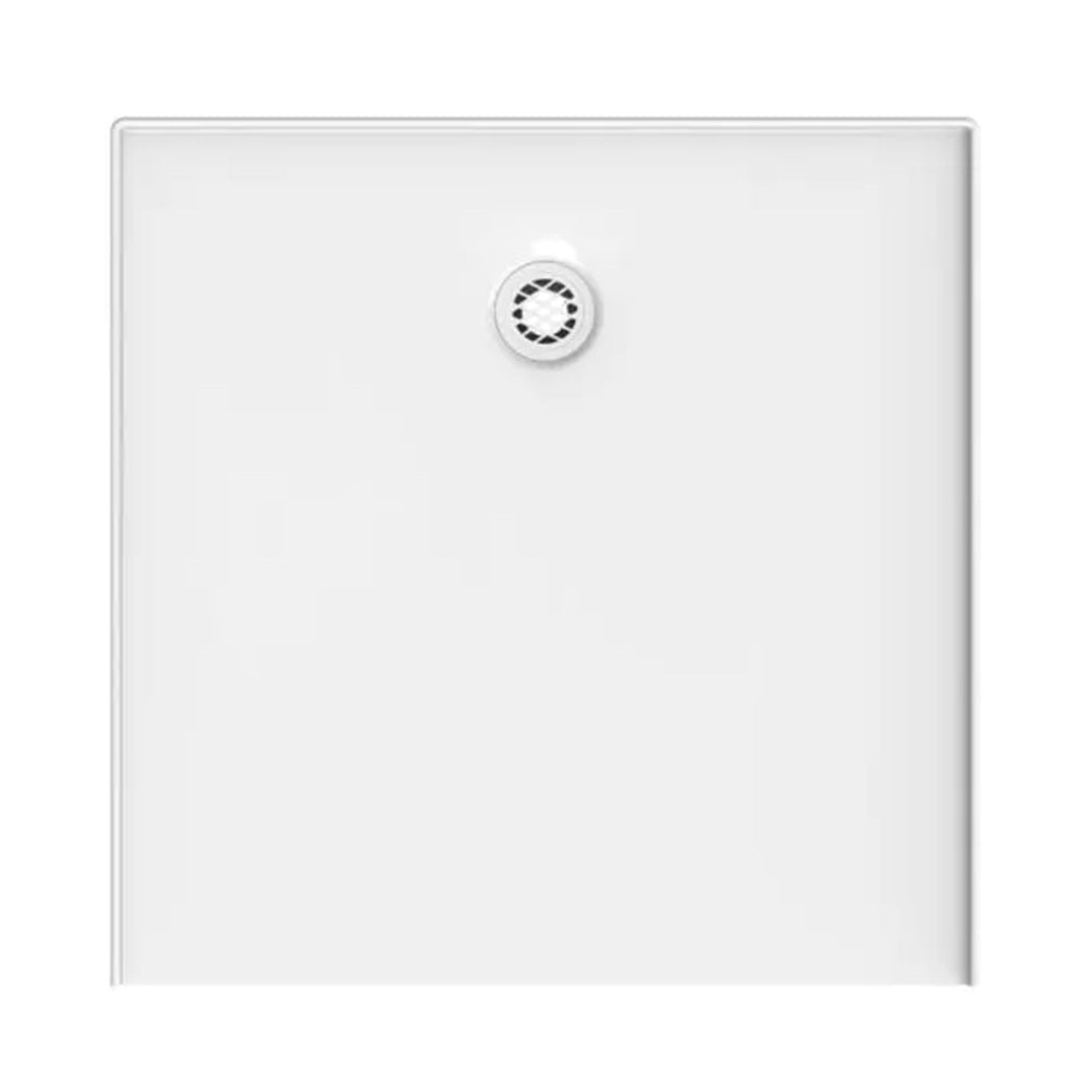 Johnson Suisse Super Slim SMC Rear Outlet Shower Base 900x900mm (3 Sided) SBSS26CW.KW