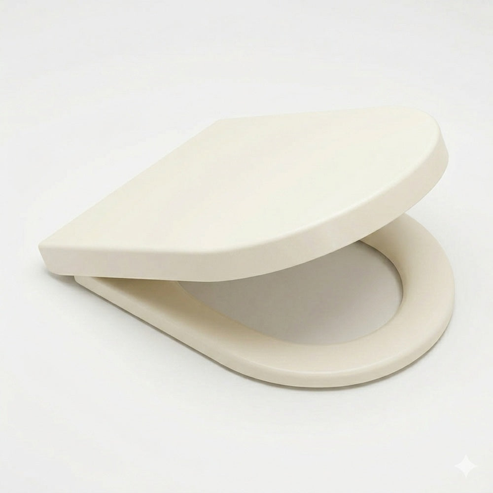 Fienza Universal Toilet Seat Soft Close Ivory 000022I