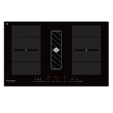 Kleenmaid Induction Cooktop w/ Integrated Air Extraction System 90cm Black ICTFX9042