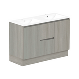 ADP Jane 1200mm Double Bowl 1TH Vanity Wall Hung / Floor Mount Palomera Oak Silk Matte JANFCW1200WKDCM