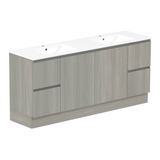 ADP Jane 1800mm Double Bowl 1TH Vanity Wall Hung / Floor Mount Palomera Oak Silk Matte JANFCW1800WKDCM