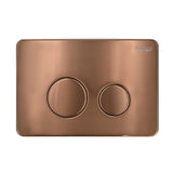 Fienza R&T Round Button Flush Plate Brushed Copper JB11CO