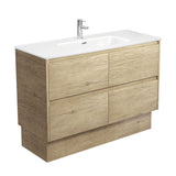 Fienza Joli Vanity 1200mm Scandi Oak On Kickboard 1 Taphole JOL120BSK