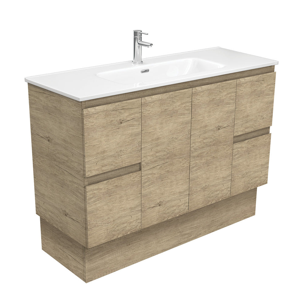 Fienza Joli Edge Vanity On Kickboard (1 Taphole) 1200mm Scandi Oak JOL120SK