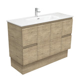 Fienza Joli Edge Vanity On Kickboard (1 Taphole) 1200mm Scandi Oak JOL120SK