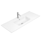 Fienza Bayview Wall Hung Vanity 1200mm 2 Doors Ultra White Matt / Joli Matte White Top B120W-JM