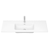 Fienza Bayview Wall Hung Vanity 1200mm 2 Doors Ultra White Matt / Joli Matte White Top B120W-JM