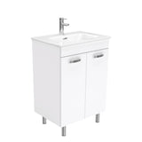 Fienza Joli Uni Vanity On Legs (1 Taphole) 600mm Gloss White JOL60NLW