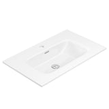 Fienza Joli Basin Top Only 750mmx460mm (1 Taphole) Gloss White JOL75