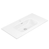 Fienza Joli Basin Top Only 900mmx460mm (1 Taphole) Gloss White JOL90