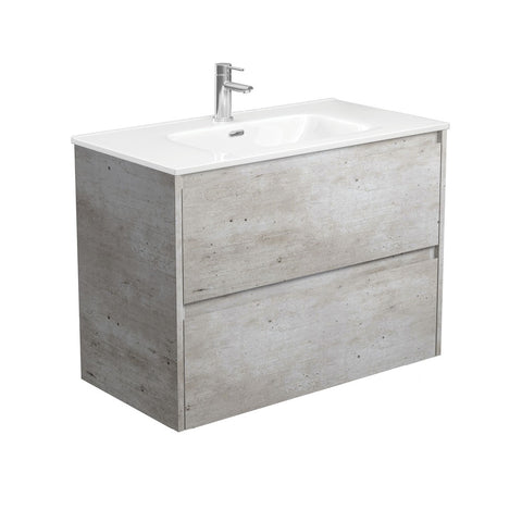 Fienza Joli Vanity 900mm Industrial Wall Hung 1 Taphole JOL90BX