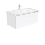 Fienza Joli Manu Wall Hung Vanity (1 Taphole) 900mm Gloss White JOL90H