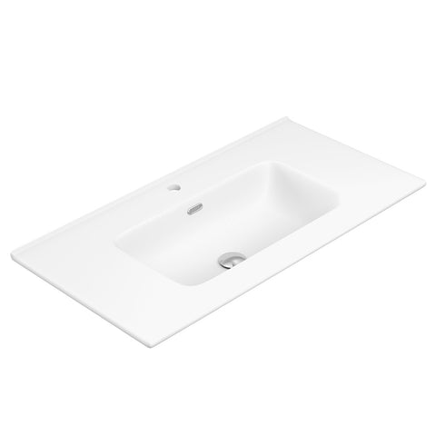 Fienza Joli Basin Top Only 900mmx460 (1 Taphole) Matte White JOL90MW