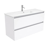 Fienza Joli Quest Wall Hung Vanity (1 Taphole) 1200mm Matte White JOLM120Q