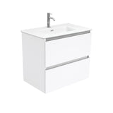 Fienza Joli Quest Wall Hung Vanity (1 Taphole) 750mm Matte White JOLM75Q
