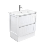 Fienza Joli Hampton Vanity On Kickboard (1 Taphole) 750mm Matte White JOLM75TK
