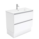 Fienza Joli Quest Vanity On Kickboard (1 Taphole) 900mm Matte White JOLM90QK